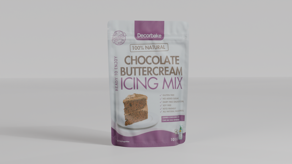 Premium Chocolate Cake and Buttercream Icing Mix | Gluten-Free & No Added Sugar