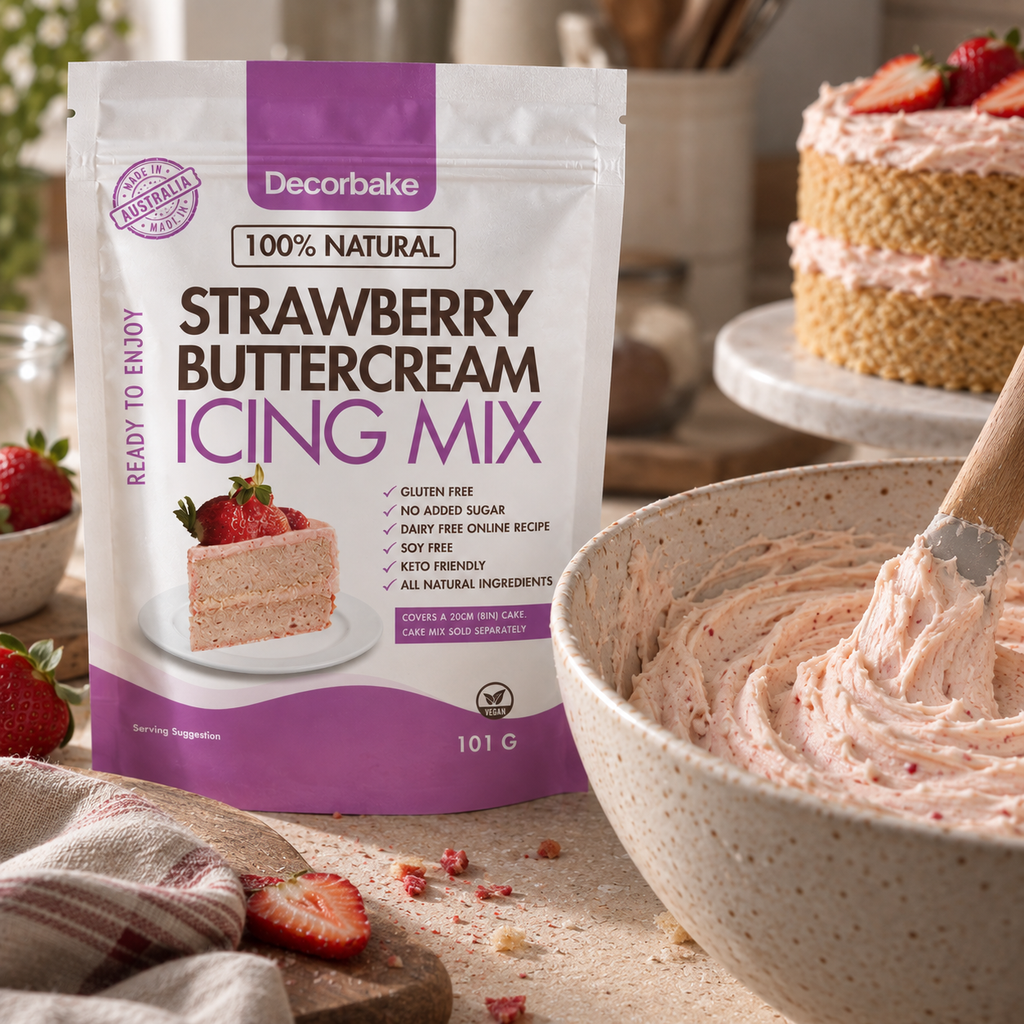 Gluten Free Strawberry Cake & Buttercream Icing Mix