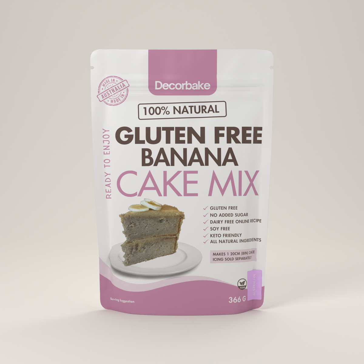 Gluten Free Banana Cake & Icing Mix Bundle!