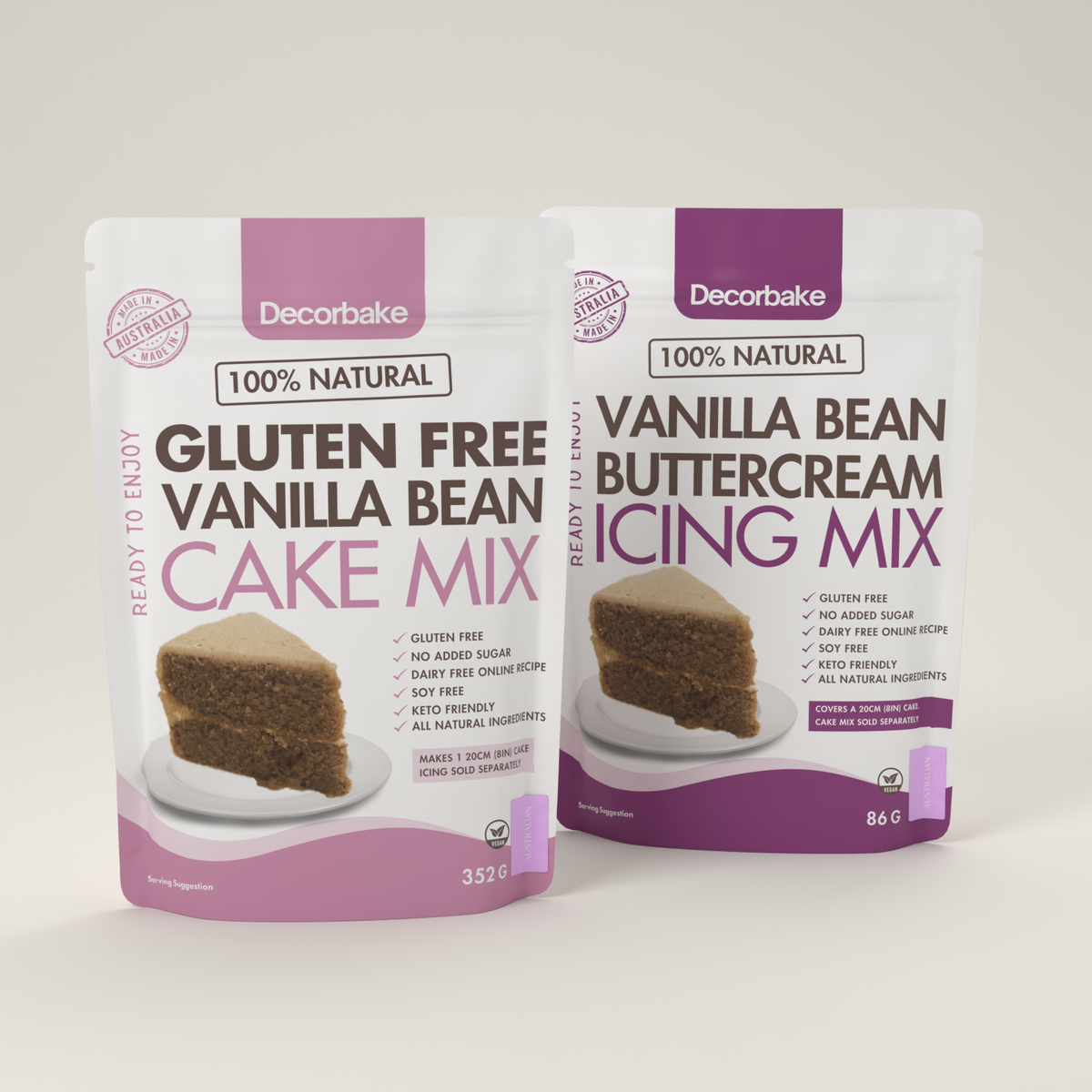 Gluten Free Vanilla Bean Cake & Icing Mix Bundle!